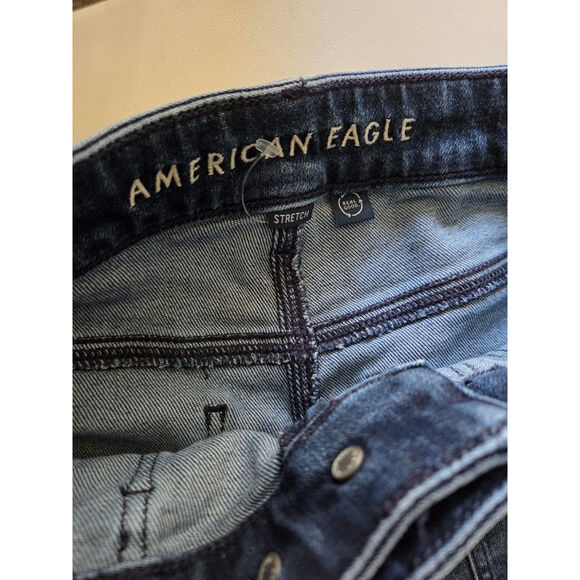American Eagle Dreamy Drape Super High-rise Baggy Jeans Size 4 - Picture 6 of 6